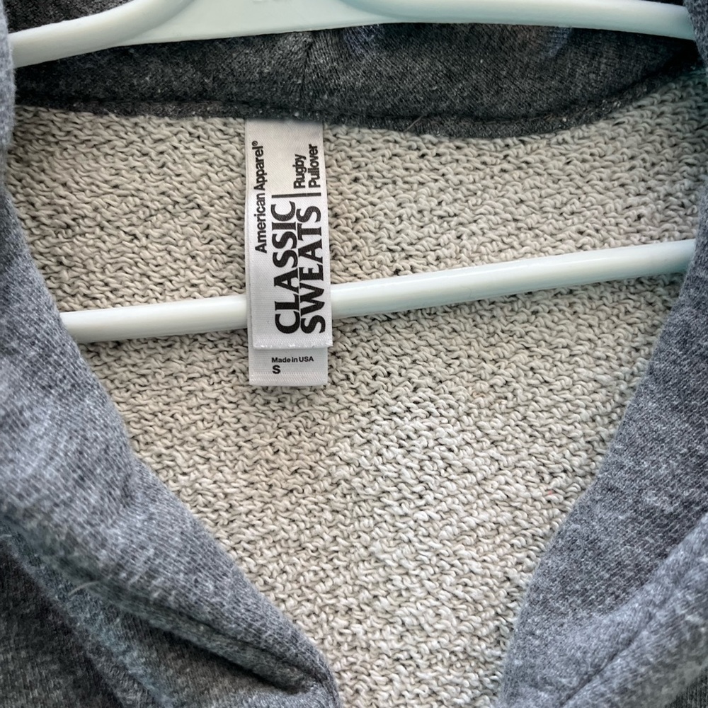 Size small American Apparel Rugby pullover - Picture 3 of 3